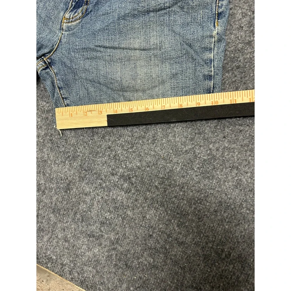 Michael Kors Denim Shorts Womens Size 8 Studded Raw Hem Cutoff Casual Stretch